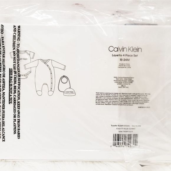 NEW Calvin Klein Baby Boy Christmas Gift Set 18/24 - Picture 4 of 4